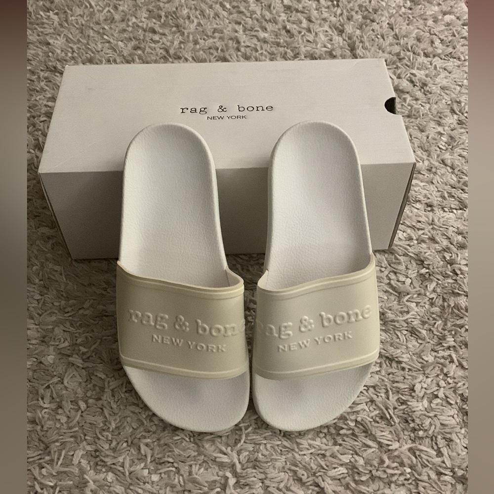 Rag and Bone Pool Side Slides •••This pair is discounted.  See description.•••